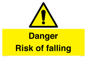 Danger Risk of falling
